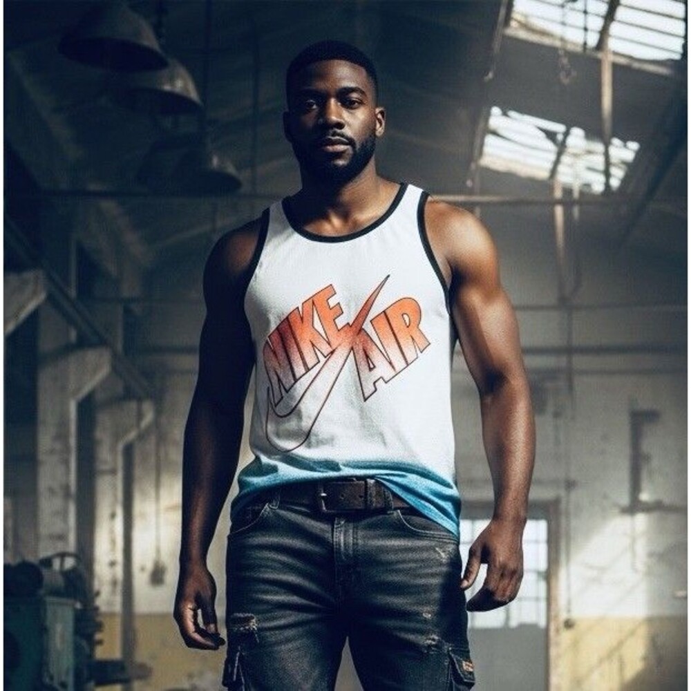 NIKE AIR Basketball Tank Top T-Shirt Men’s XXL Retro VTG Urban Streetwear